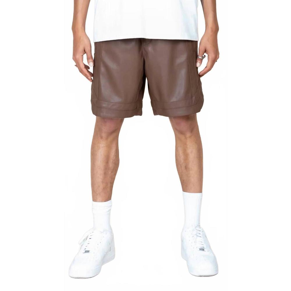NEW EPTM courtside shorts in brown